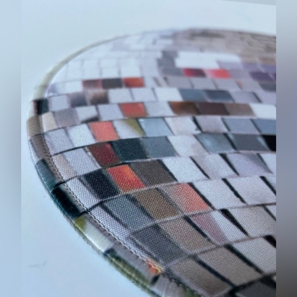 Silver Disco Mousepad - Picture 4 of 5